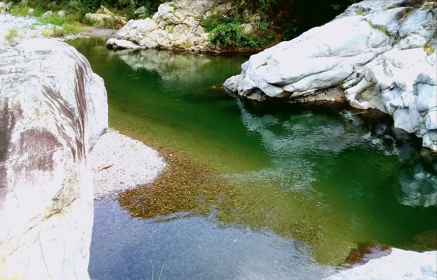 The Rio Cangrejal running through the rainforest near La Ceiba, Honduras
